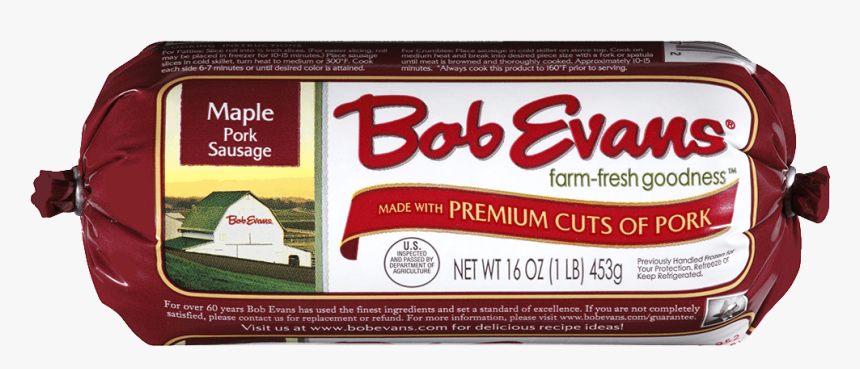 Bob Evans Maple Roll Sausage - Bob Evans Original Pork Sausage, HD Png Download