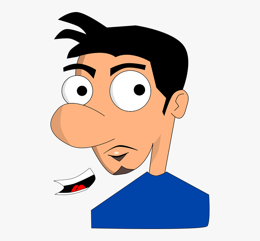 Man, Person, Boy, Cartoon, Mouth, Male, Figure, Avatar, HD Png Download
