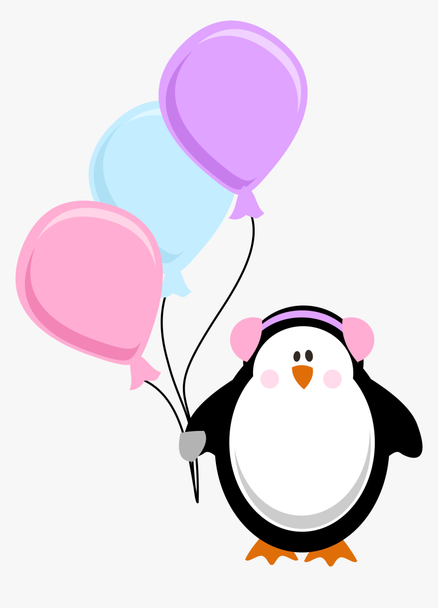 Photo By Daniellemoraesfalcao Minus Penguins Pinterest - Cute Birthday Penguin Clipart, HD Png Download