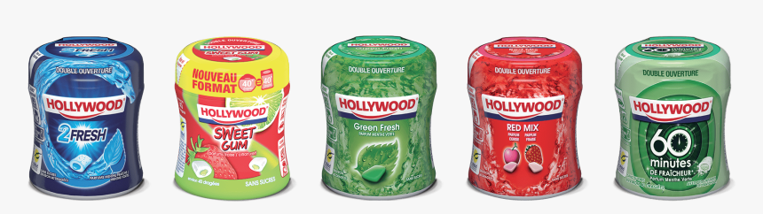 Hollywood Chewing Gum Packs - Hollywood Chewing Gum Png, Transparent Png