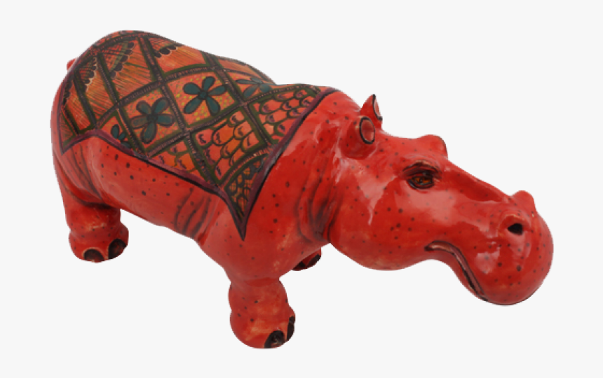 Hippo Sculpture - Animal Figure, HD Png Download