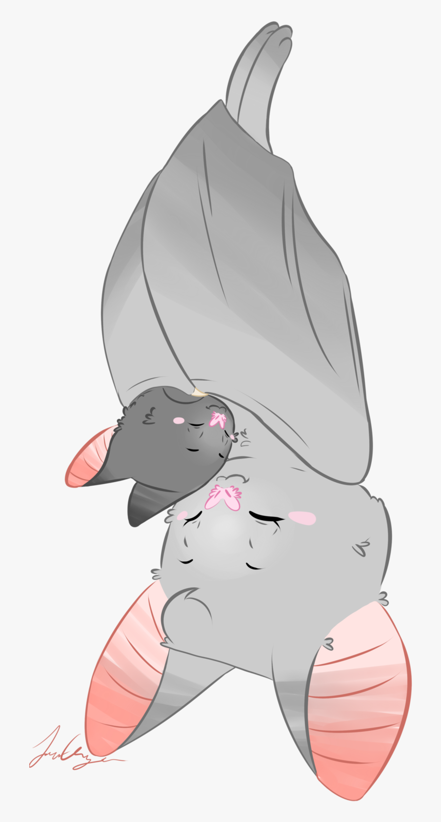 Mama And Baby Bat, HD Png Download