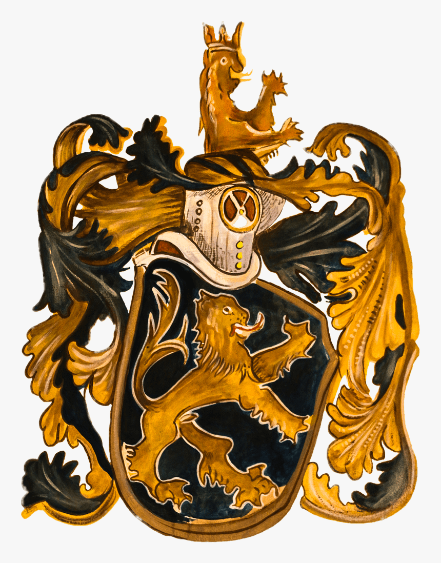 Coat Of Arms Zodiac Sign Leo - Leo Zodiac Coat Of Arms, HD ...