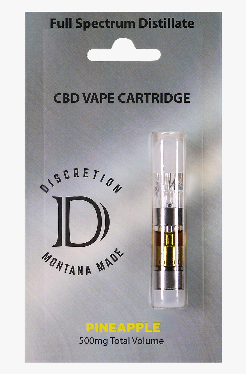 Discretion Cbd Flavored Cartridge Pineapple - Eye Liner, HD Png Download