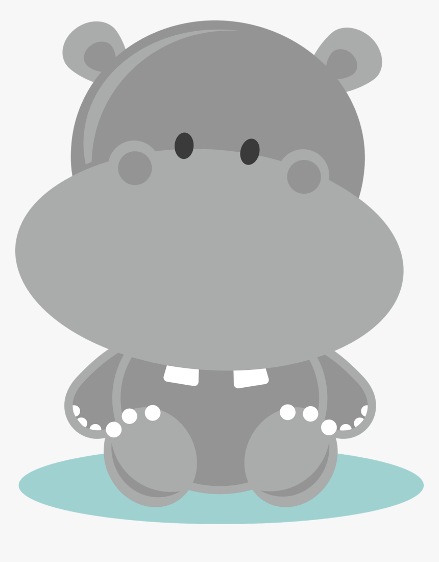 Baby-hippo - Baby Hippo Clipart, HD Png Download