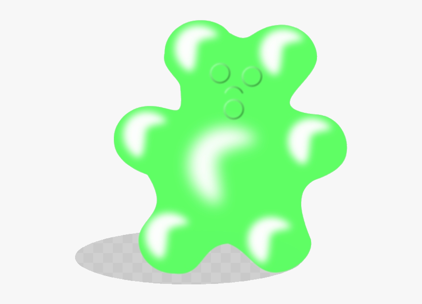 Gummy Bear Gummi Candy Chewing Gum Shark Clipart Transparent - Teddy Bear, HD Png Download