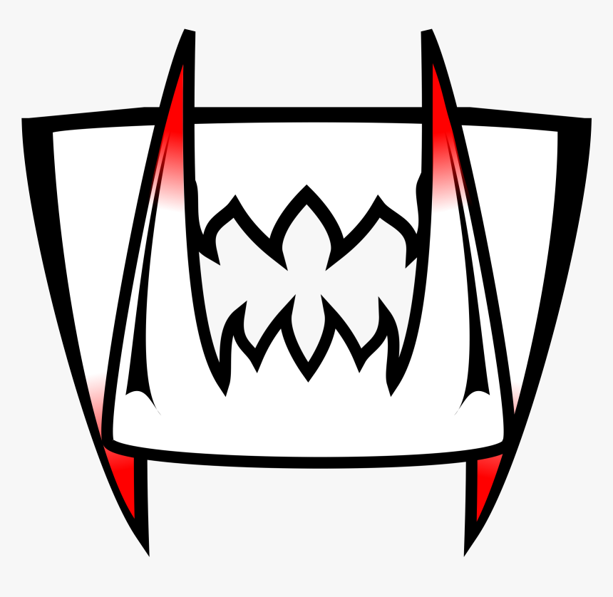 Jaws, Mouth, Shark, Teeth, Vampire, Scary, Canines - Fangs Clipart, HD Png Download
