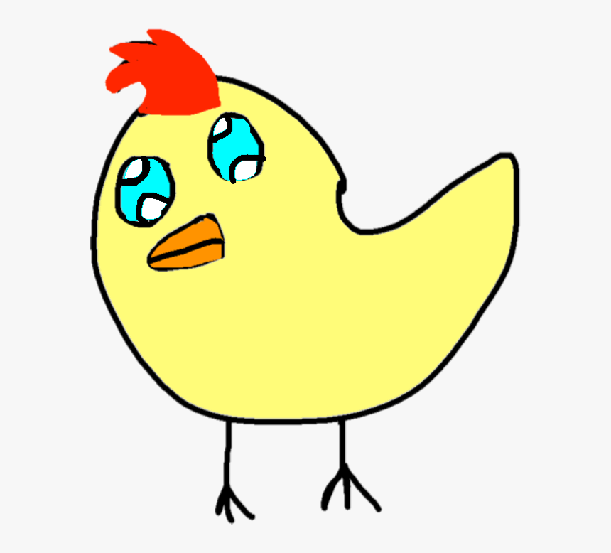 Duck 2 - Drawing Copy - Chicken - Chicken, HD Png Download