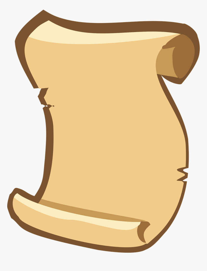 Transparent Paper Boat Png - Scroll Paper Clipart, Png Download