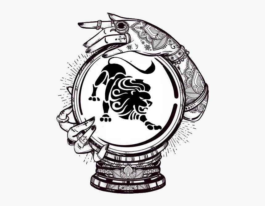 Leo Constellation Traits And Mythology Of The Zodiac - Crystal Ball Gypsy Tattoo, HD Png Download