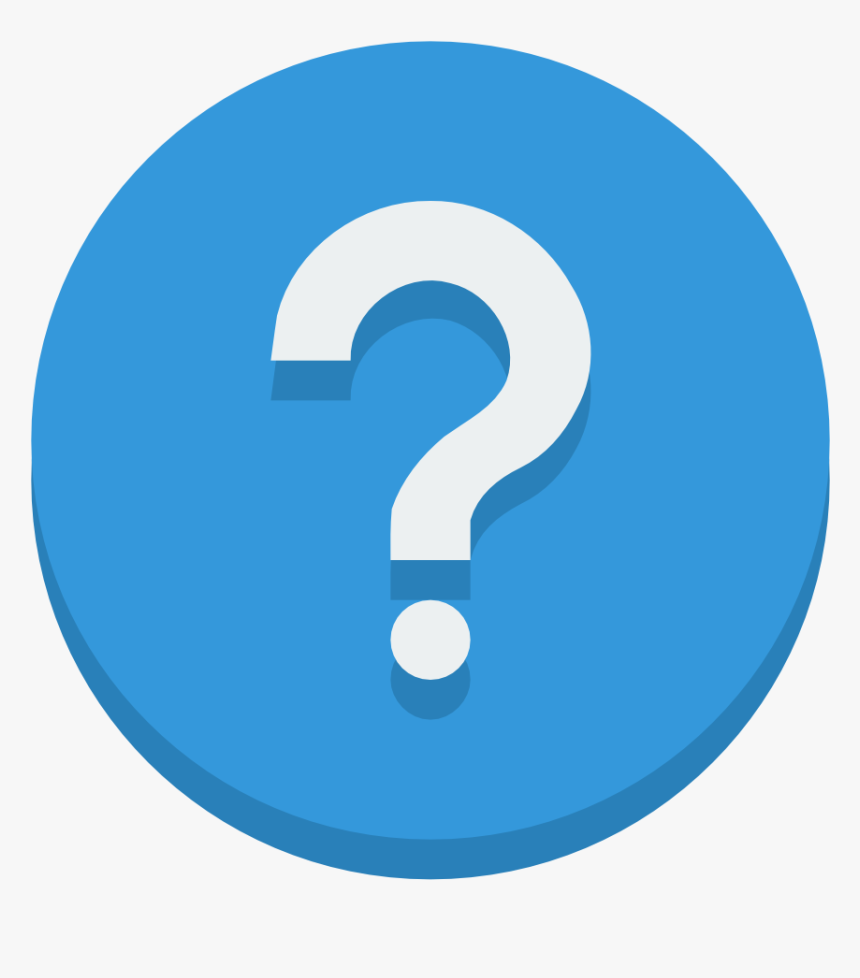 Question Mark Png - Shopping Bag Icon Circle, Transparent Png