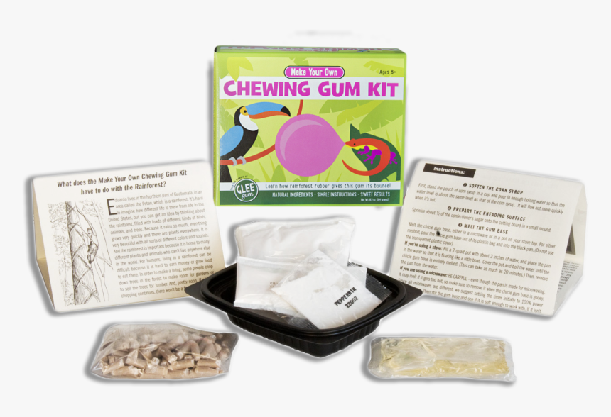 Make Your Own Chewing Gum Kit With Ingredients, HD Png Download