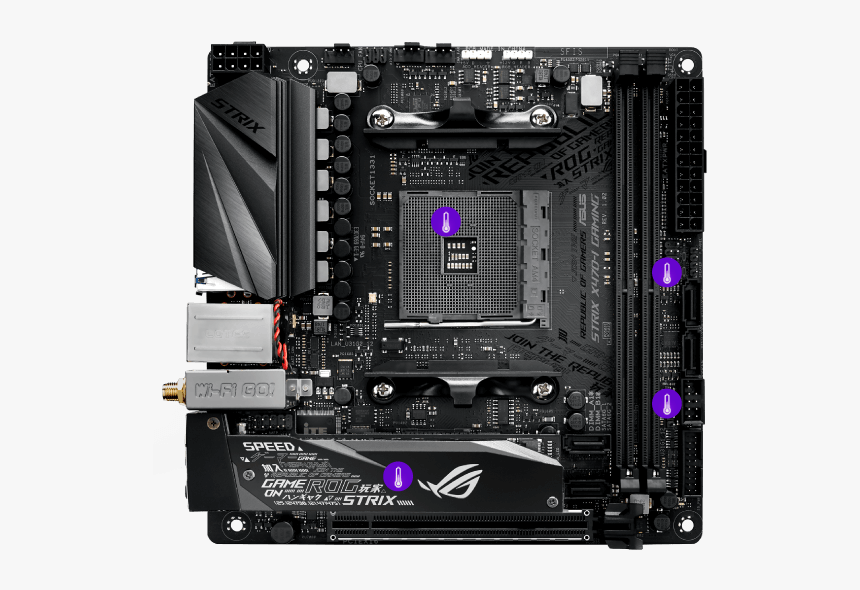 Asus Rog Strix X470, HD Png Download