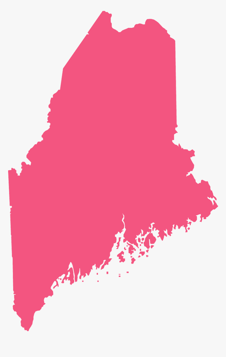 Maine Map, HD Png Download