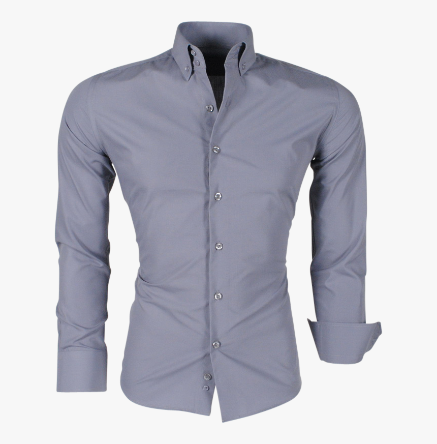 Arya Boy - Italiaans Overhemd - Paisley Motief - Blauw - Button, HD Png Download