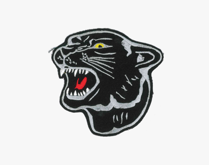 1351 Panther Head Patch 4 - Panther Head, HD Png Download