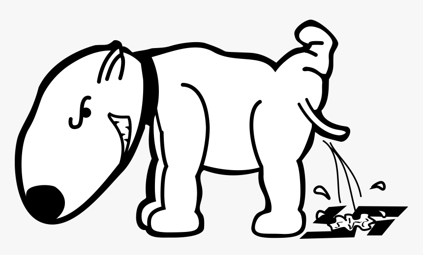 Bully Clip Arts - Dog Urinating Clipart, HD Png Download