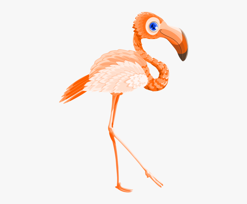 Flamingo Bird Vector Png Transparent Image - Transparent Flamingo Bird Vector, Png Download