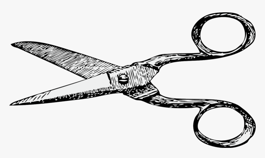 Hairdresser Clipart Comb - Scissor Draw, HD Png Download