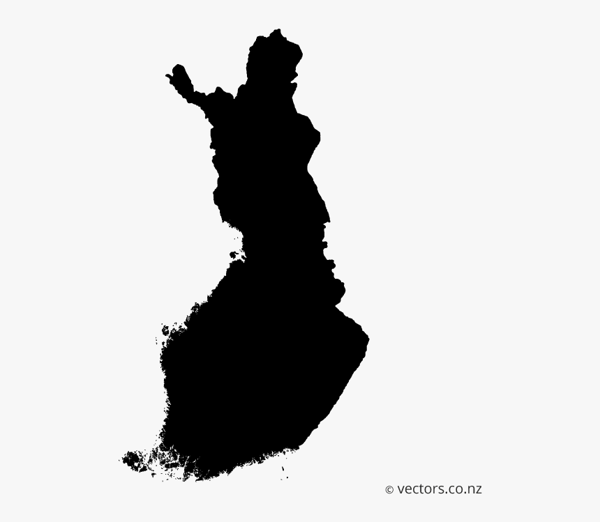 Finland Vector Map - West Coast Of Finland, HD Png Download