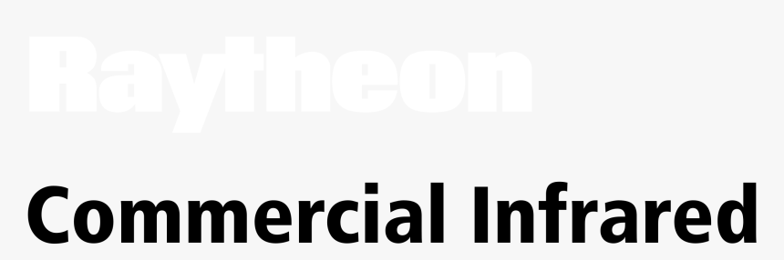Raytheon Commercial Infrared Logo Black And White - Raytheon, HD Png Download