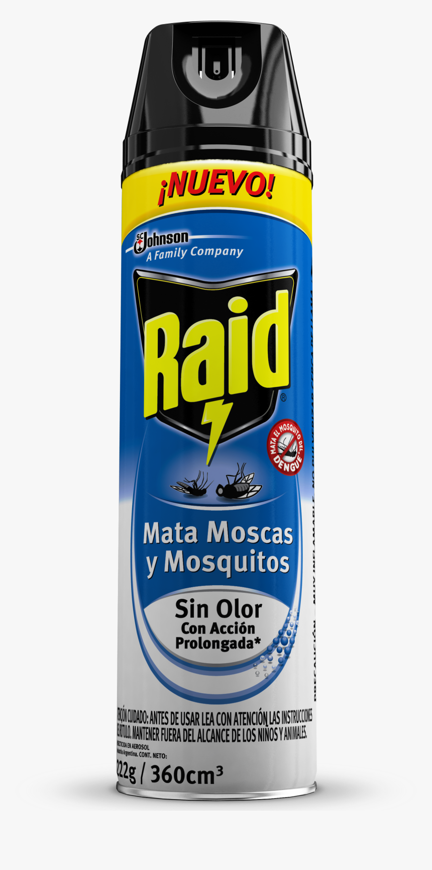 Raid Moscas Y Mosquitos Sin Olor X 360 Cc - Raid, HD Png Download