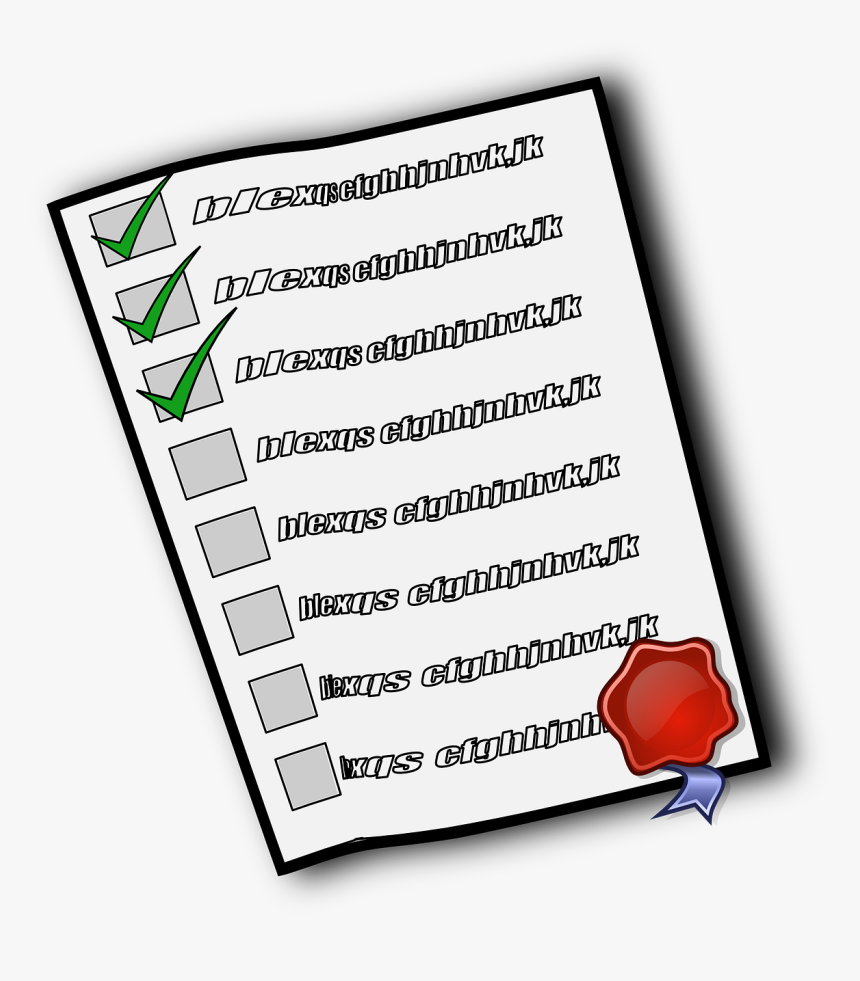 Check List, HD Png Download