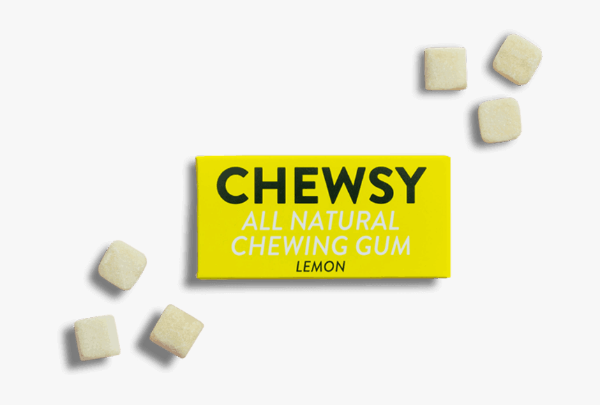 Lemon-chewsy Natural Chewing Gum - Chewsy, HD Png Download