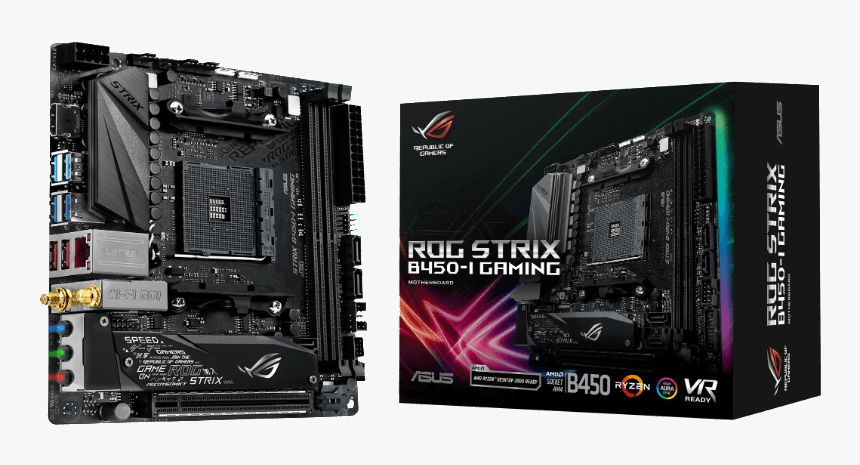 Asus Rog Strix B450-i Gaming - B450 Tuf Gaming Plus, HD Png Download
