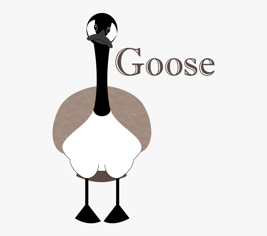 Cartoon Free Clip Art Canadian Goose , Png Download, Transparent Png