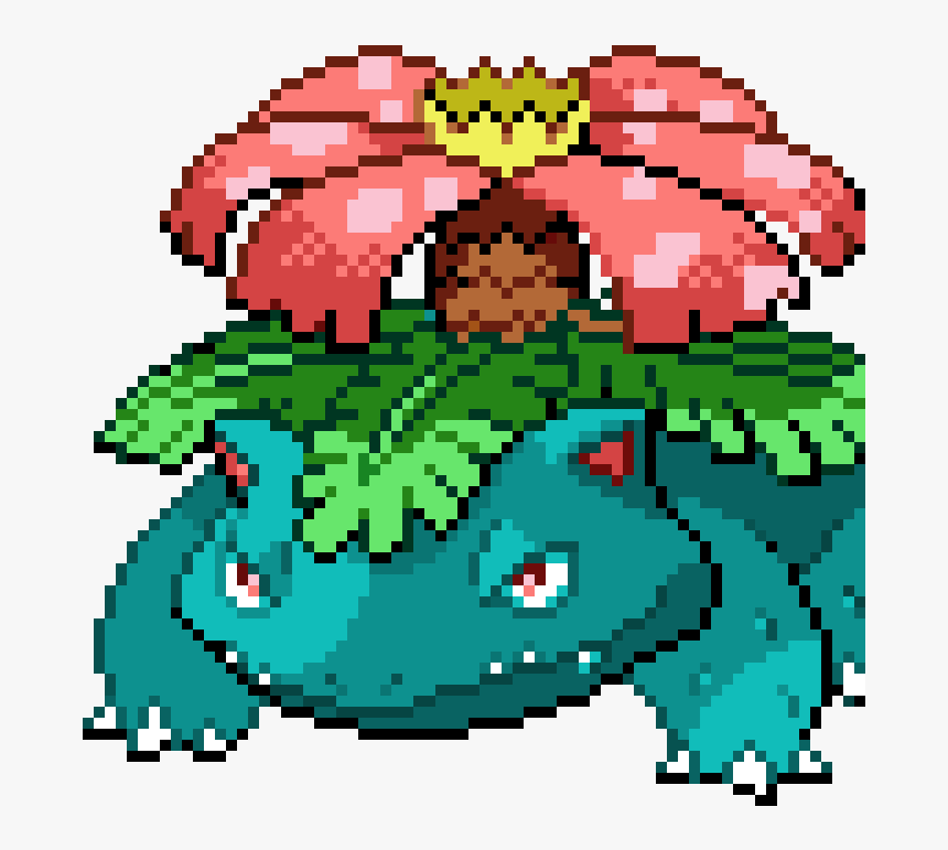 Pokemon Pixel Art Venusaur , Png Download, Transparent Png