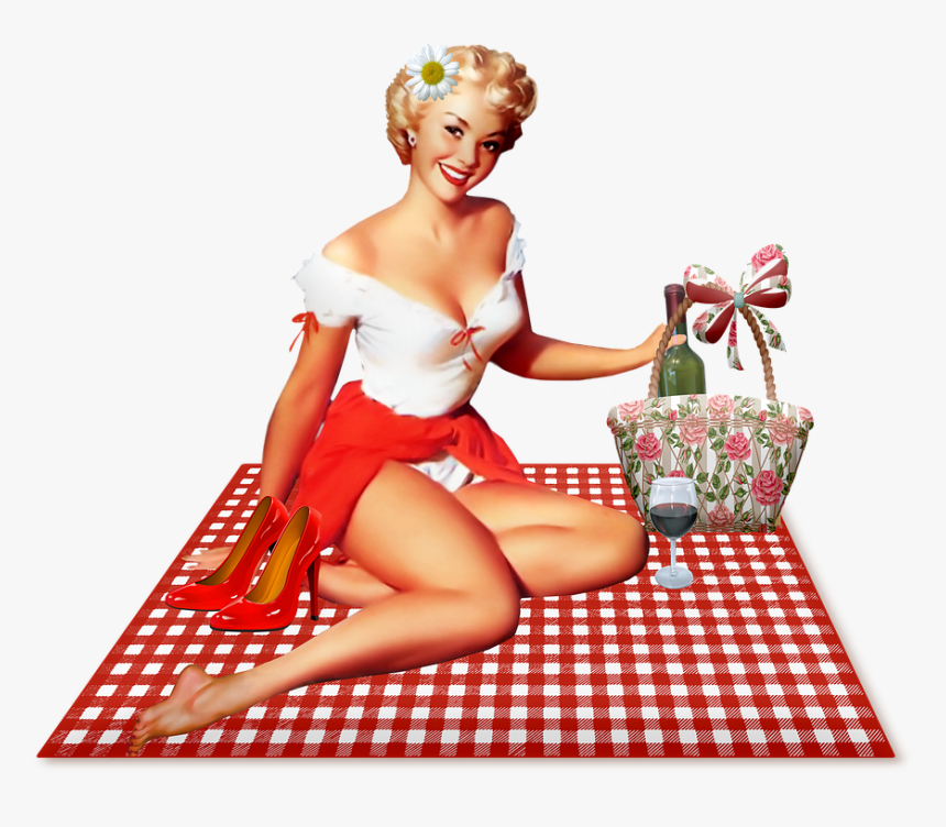 Pin Up Girl Png, Transparent Png