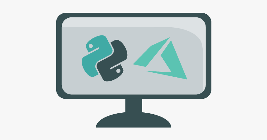 Azure Functions Python Logos On Computer Screen, HD Png Download ...