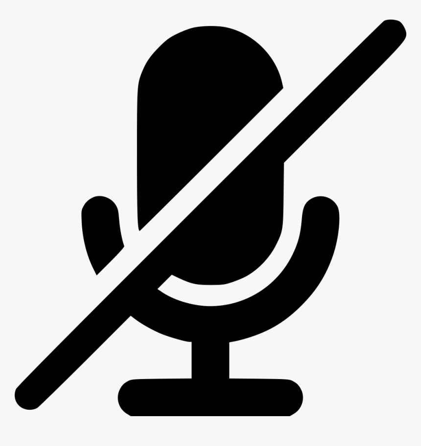 Microphone Off, HD Png Download