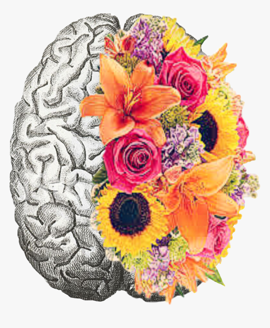 Brain Flower Mentalhealth Freetoedit, HD Png Download , Transparent Png