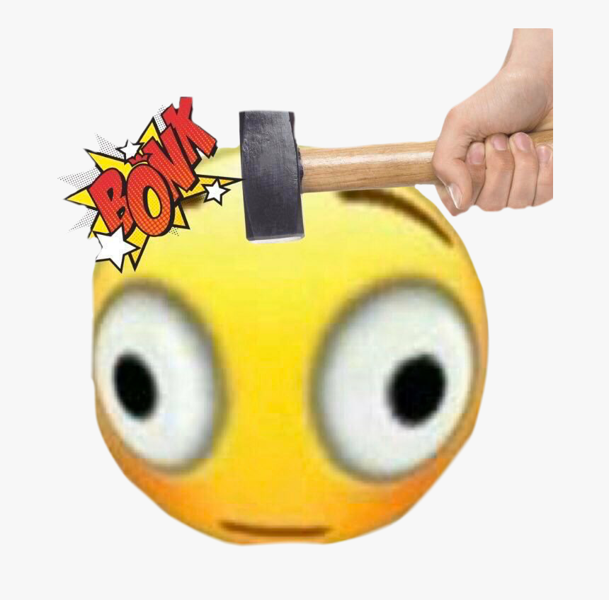 #emoji #meme #memes #emojis #bonk #funny #hammer, HD Png Download