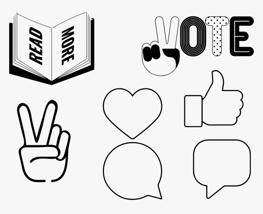 Peace Sign Emoji Png, Transparent Png