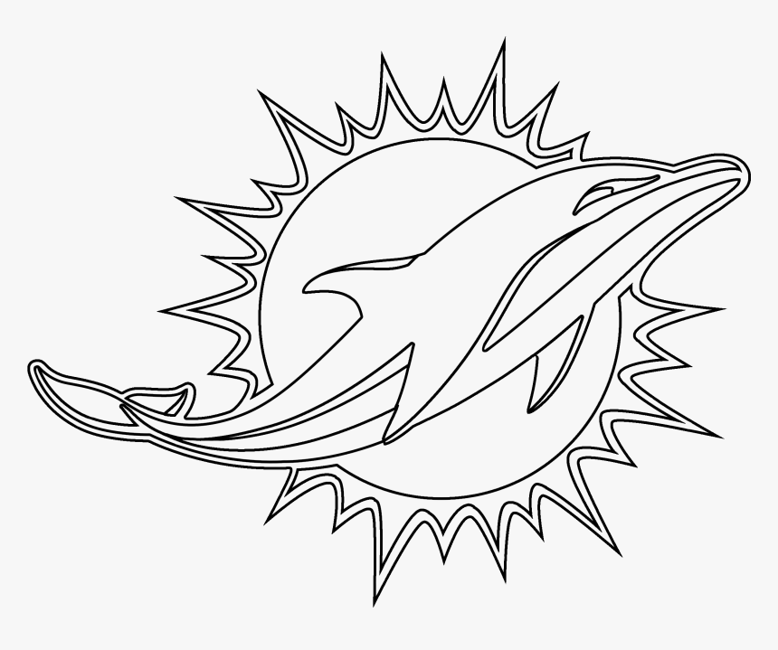 Miami Dolphins Logo Png Transparent & Svg Vector, Png Download