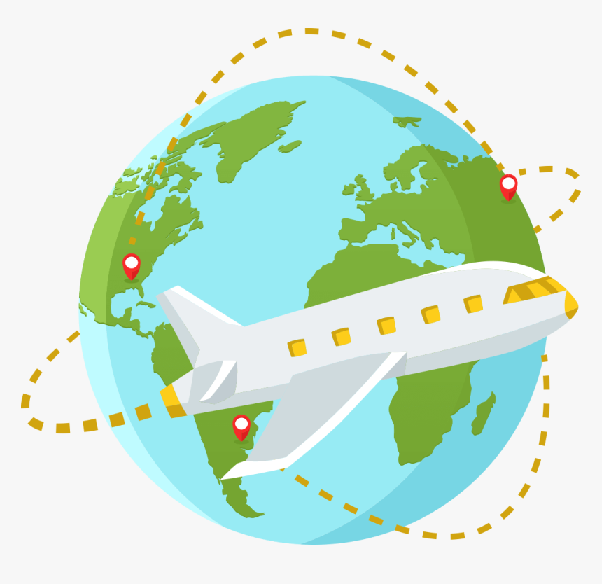 Let S Discover The World - Global Elevation Map, HD Png Download