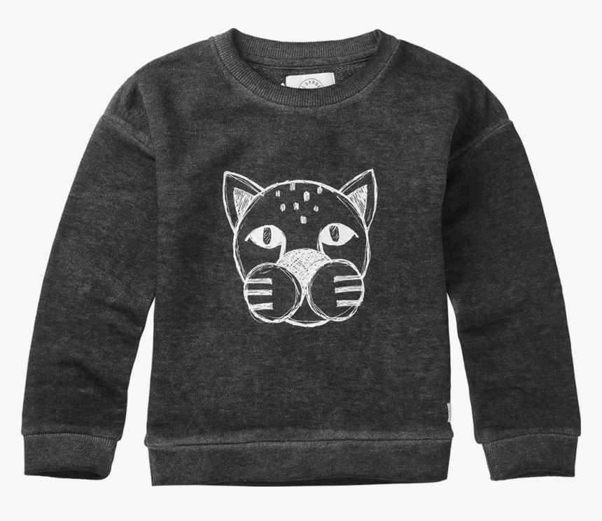 Sproet And Sprout Washed Black Panther Head Sweater - Sproet Sprout Panther Head, HD Png Download