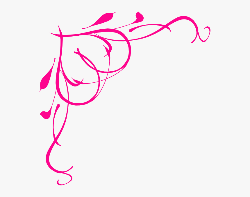 Border Design Blue And Pink, HD Png Download