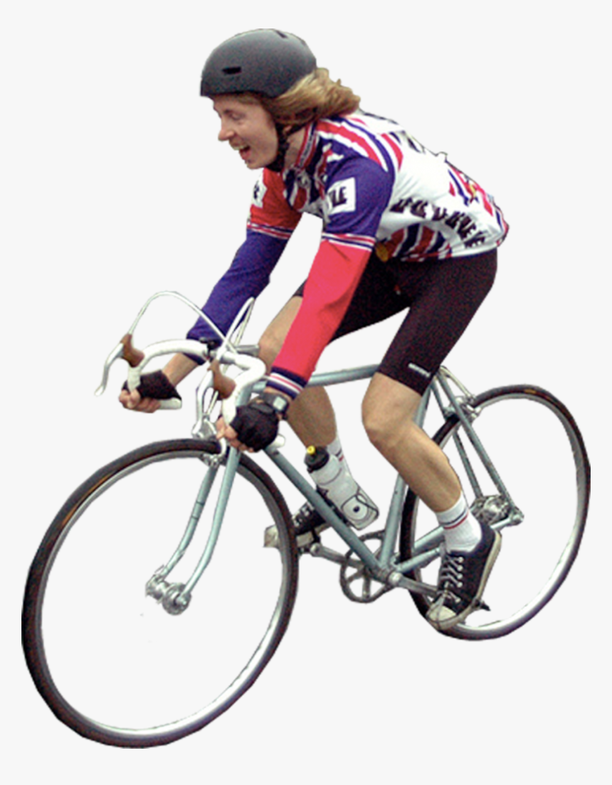 People Biking Png, Transparent Png