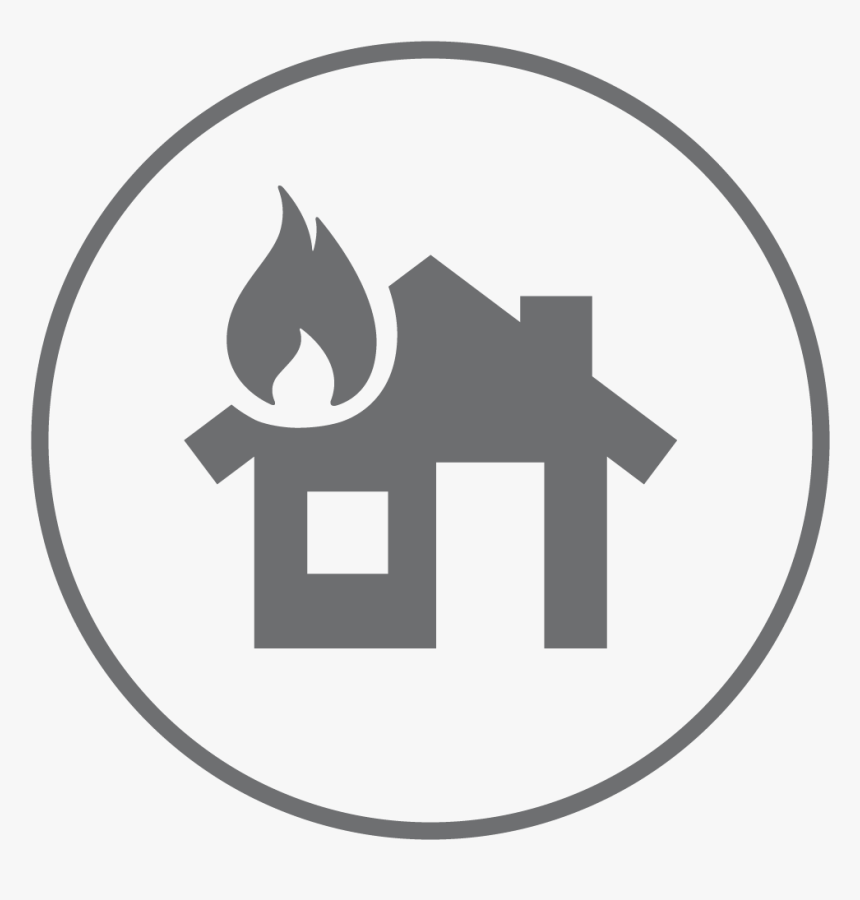 Home Fire Icon - American Red Cross Graph, HD Png Download