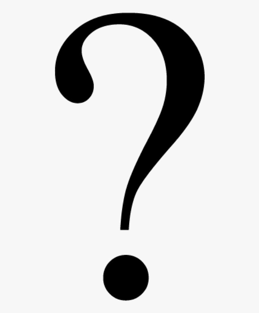 Question Mark Graphic Freeuse Black And White Clipart - Black Question Mark Png, Transparent Png