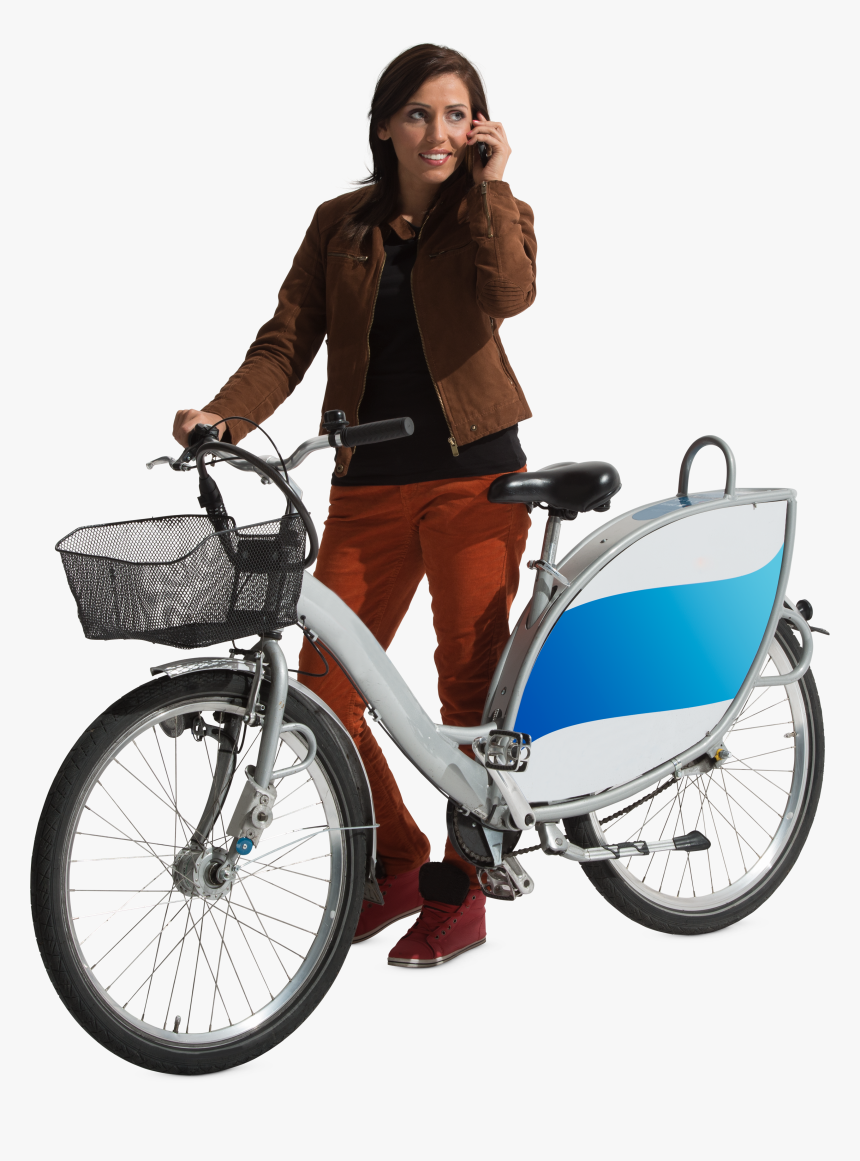 People Bike Png, Transparent Png