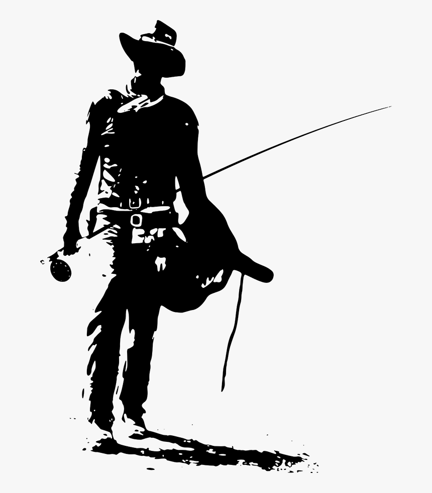 Fly Fishing Black Png, Transparent Png