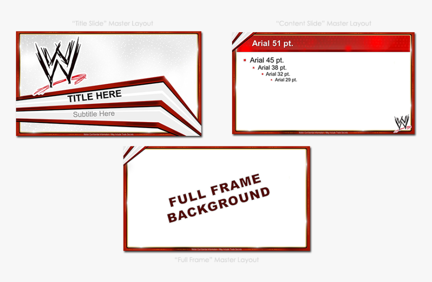 Wwe Powerpoint Template, HD Png Download