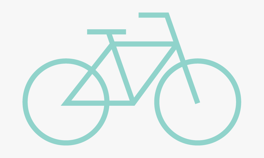 Bike Icon Black And White, HD Png Download