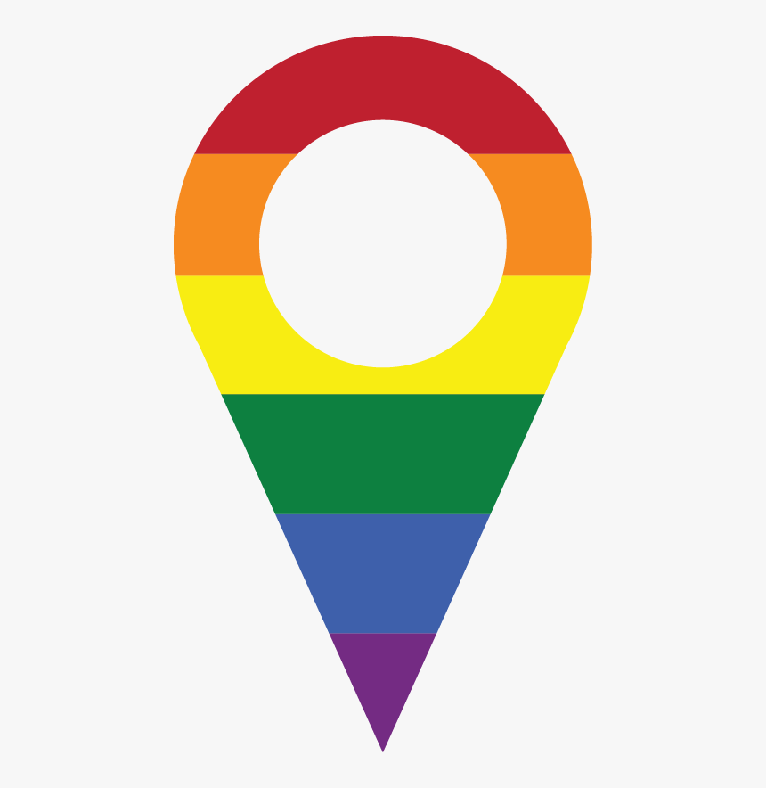 Rainbow Pin - Circle - Logo Maap, HD Png Download