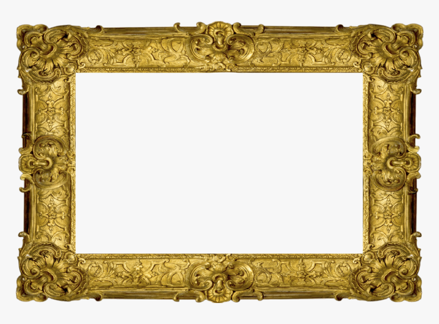 Gold Frame Square Png, Transparent Png